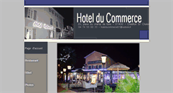 Desktop Screenshot of hotel-restaurantducommerce.fr